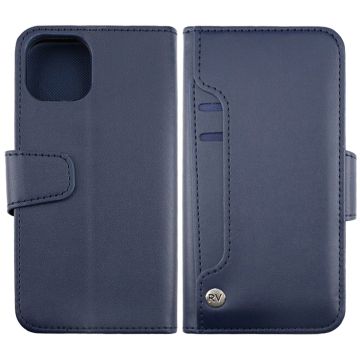 iPhone 12/12 Pro Plånboksfodral Extra Kortfack Rvelon - Blå- G-SP.se