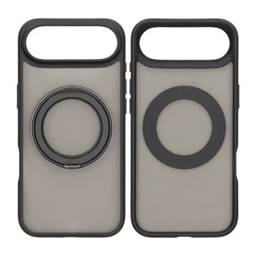 Mobilskal Roterande Magnet Stativ för iPhone Air - Svart