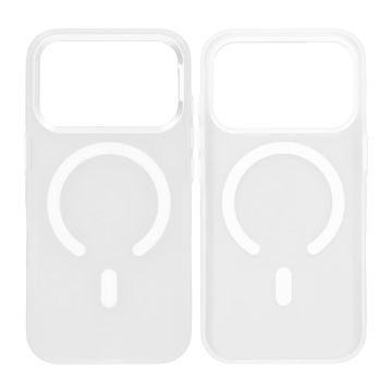 Mobilskal med kameraskydd för iPhone 17 Pro Max - Frostat Vit