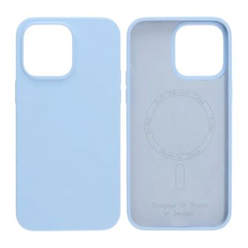 Rvelon Skal Silikon MagSafe för iPhone 14 Pro Max - Ljusblå