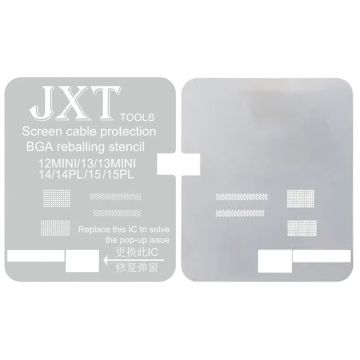 JXT TOOLS Screen cable Protection BGA Reballing Stencil till 12 MINI/13/13 MINI/14/14PM/15/15PM