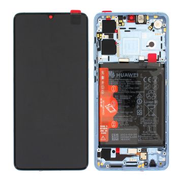 Huawei P30 (New Version) Skärm med LCD Display och Batteri Original - Breathing Crystal- G-SP.se