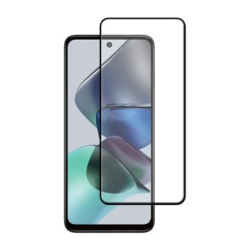 Motorola Moto G54 5G Skärmskydd Heltäckande - Svart (miljö)