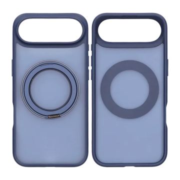 Mobilskal Roterande Magnet Stativ för iPhone Air - Blå
