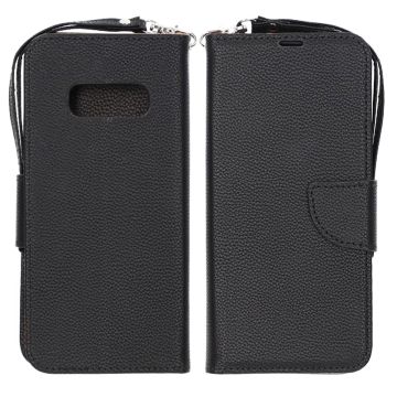 Samsung Galaxy S10e Plånboksfodral med Stativ - Svart- G-SP.se