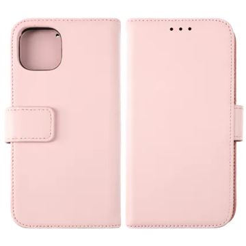 iPhone 12/12 Pro Plånboksfodral Läder Rvelon - Rosa- G-SP.se