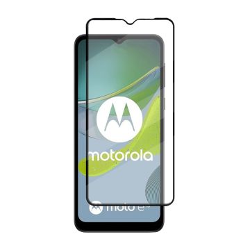 Motorola Moto E13 Skärmskydd Heltäckande - Svart (miljö)