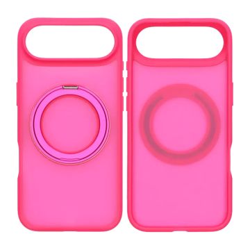 Mobilskal Roterande Magnet Stativ för iPhone Air - Röd