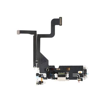 iPhone 13 Pro Laddkontakt Flexkabel - Vit- G-SP.se