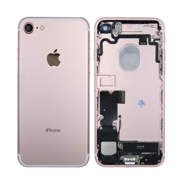 iPhone 7 Baksida med Komplett Ram - Roséguld- G-SP.se