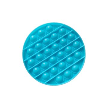 Pop it! Fidget Leksak Rund - Blå- G-SP.se