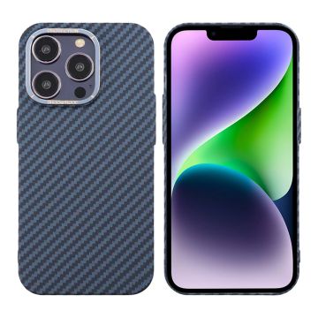 Kolfiber Skal iPhone 14 Pro - Blå- G-SP.se