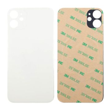iPhone 11 Baksida Glas med Självhäftande tejp - Vit