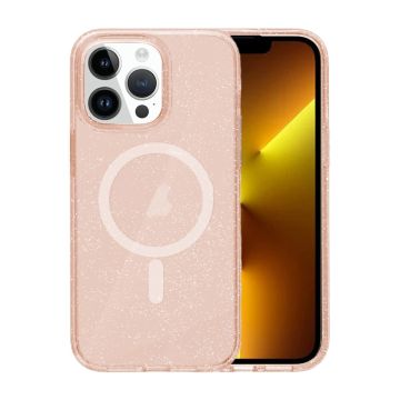 iPhone 13 Pro Mobilskal Glitter Magsafe - Guld