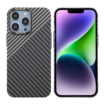 Kolfiber Skal iPhone 13 Pro - Svart & Vit- G-SP.se