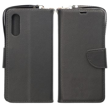 Sony Xperia 10 III Plånboksfodral med Stativ - Svart- G-SP.se