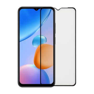 Skärmskydd Xiaomi Redmi 10 5G - 3D Härdat Glas - Svart (miljö)- G-SP.se