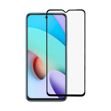 Skärmskydd Xiaomi Redmi 10 5G - 3D Härdat Glas - Svart- G-SP.se