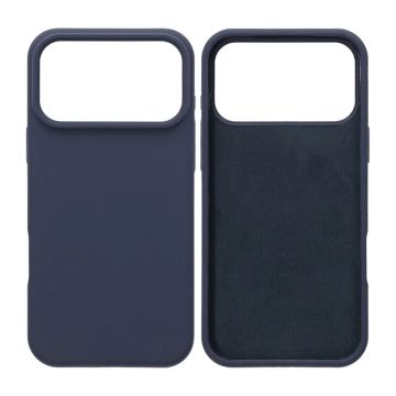 Mobilskal Mjukt Silikon för iPhone 17 Pro Max - Mörkblå