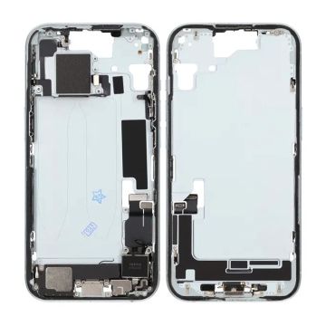 Mittenram med smådelar för iPhone 15 - Blå OEM
