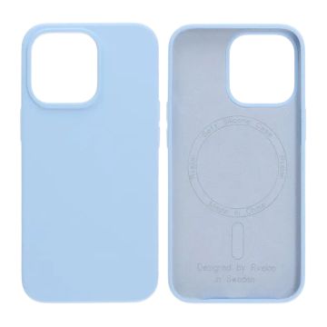 Rvelon Mobilskal Silikon MagSafe för iPhone 13 Pro - Ljusblå