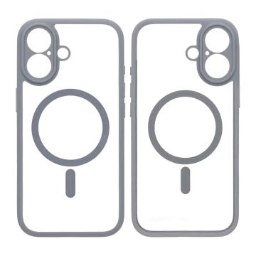 Skal för iPhone 17 med MagSafe & Kameraskydd med Grå