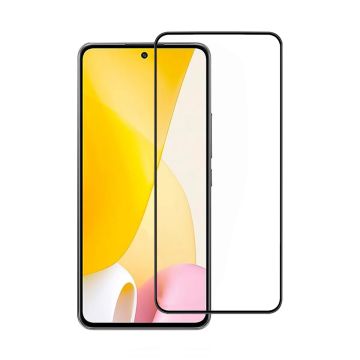 Skärmskydd Xiaomi 12 Lite - 3D Härdat Glas - Svart- G-SP.se