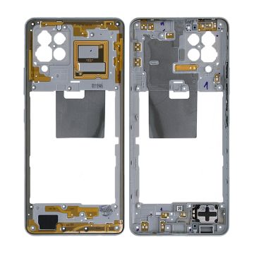 Samsung Galaxy A42 5G (SM-A426) Mitten Ram Original - Vit/Grå