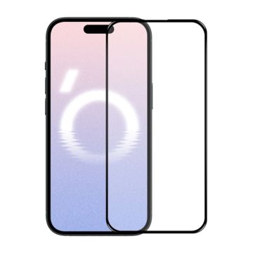 Skärmskydd iPhone 15 - 3D Härdat Glas Svart (miljö)- G-SP.se