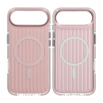 Mobilskal Korrugerad Magsafe för iPhone Air - Rosa