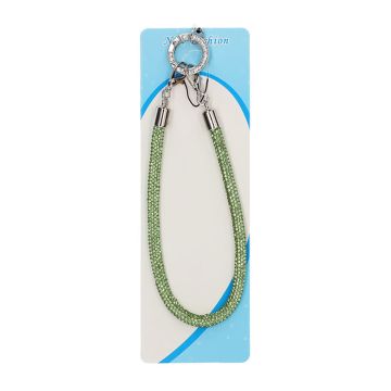 Mobilband Handled - Grön glitter