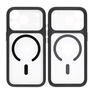 Skal för iPhone 17 Pro Max - MagSafe & Kameraskydd - Svart