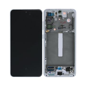 Samsung Galaxy S21 FE Skärm med LCD Display Original - Vit- G-SP.se