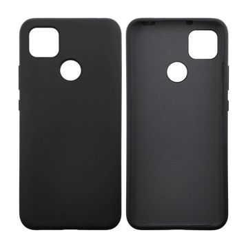 Silikonskal Redmi 9C NFC - Svart- G-SP.se