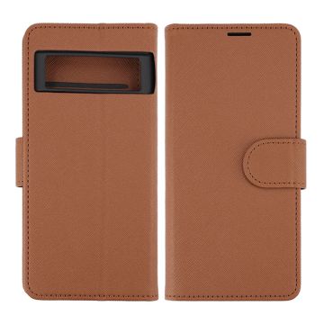 Google Pixel 7 Plånboksfodral med Stativ - Brun