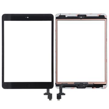 iPad Mini/Mini 2 Glas med Touchskärm med Hemknapp Flexkabel OEM - Svart- G-SP.se