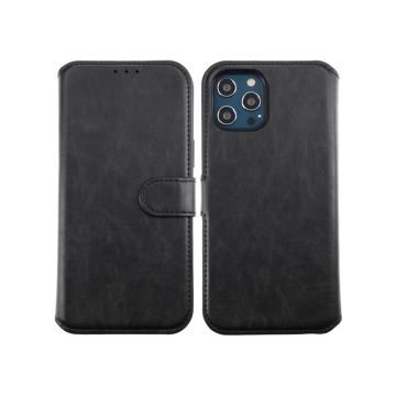 iPhone 12 Pro Max Plånboksfodral Magnet Rvelon - Svart- G-SP.se