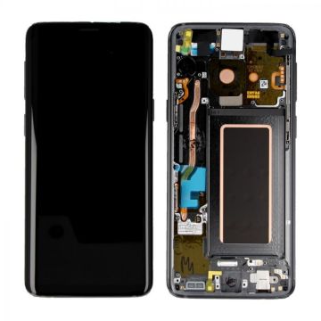 Samsung Galaxy S9 (SM-G960F) Skärm med LCD Display Original - Titanium Grå