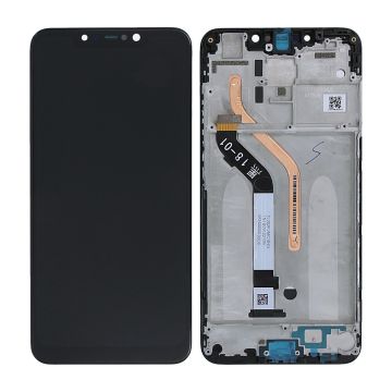 Xiaomi Pocophone F1 Display med LCD Skärm Original - Svart