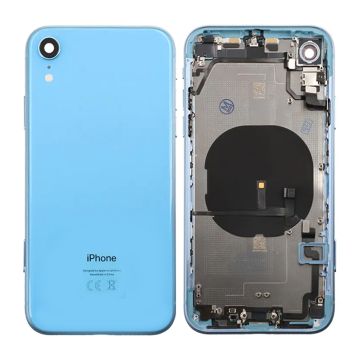 iPhone XR Back Cover Complete OEM Blue With Small Parts