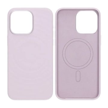 Mobilskal Silikon för iPhone 15 Pro Max - Lila med Kameraskydd