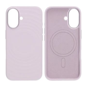 Mobilskal Silikon för iPhone 16 - Lila med Kameraskydd