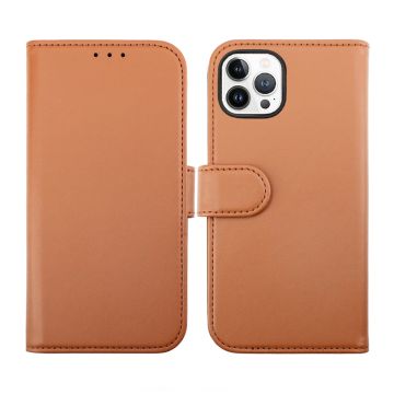 iPhone 14 Pro Plånboksfodral Magnet Rvelon - Brun- G-SP.se