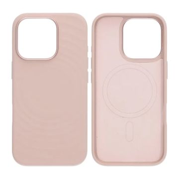 Mobilskal Silikon för iPhone 16 Pro - Rosa med Kameraskydd