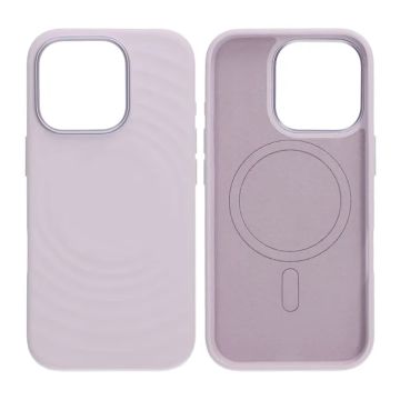 Mobilskal Silikon för iPhone 16 Pro - Lila med Kameraskydd