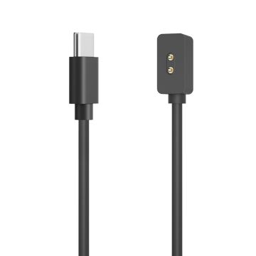 Laddkabel USB-C till Xiaomi Band 8/Pro/Active - Svart 2-Pin