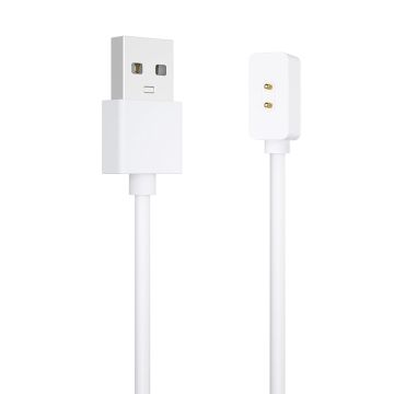 Laddkabel USB till Xiaomi Band 8/Pro/Active - Vit 2-Pin