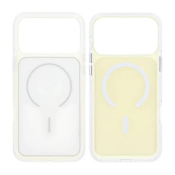 Mobilskal TPU Bumper med Magsafe för iPhone 17 Pro - Vit