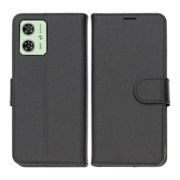 Motorola Moto G54 5G Plånboksfodral med Stativ - Svart