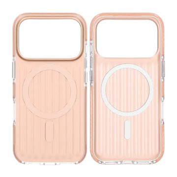 Mobilskal Korrugerad Magsafe för iPhone 17 Pro Guld